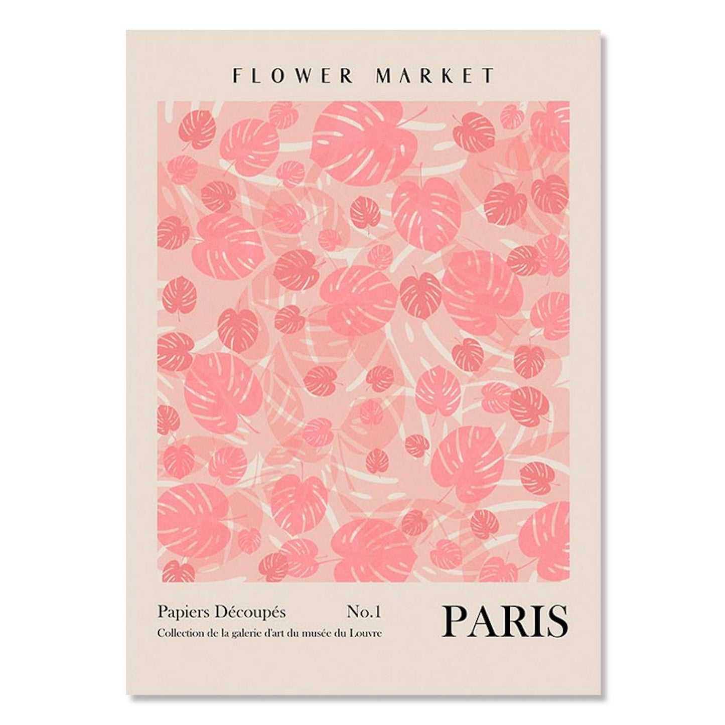 Poster Blumen Markt Botanische Bilder New York Paris Madrid London und Amsterdam als Deko Print ohne Rahmen-7