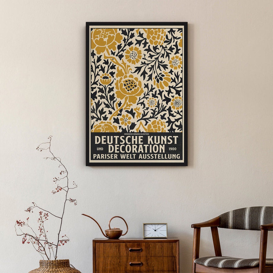 Poster Abstract Flower Market | without frame