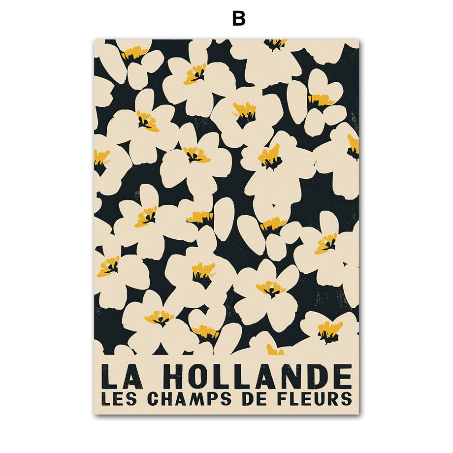 Poster Abstract Flower Market | without frame