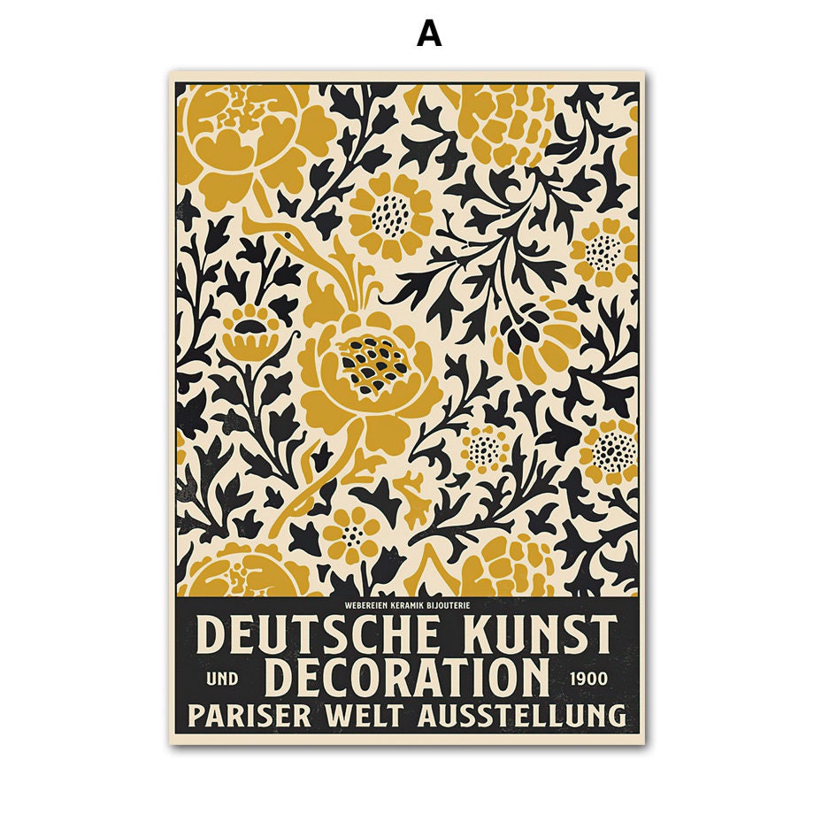Poster Abstract Flower Market | without frame