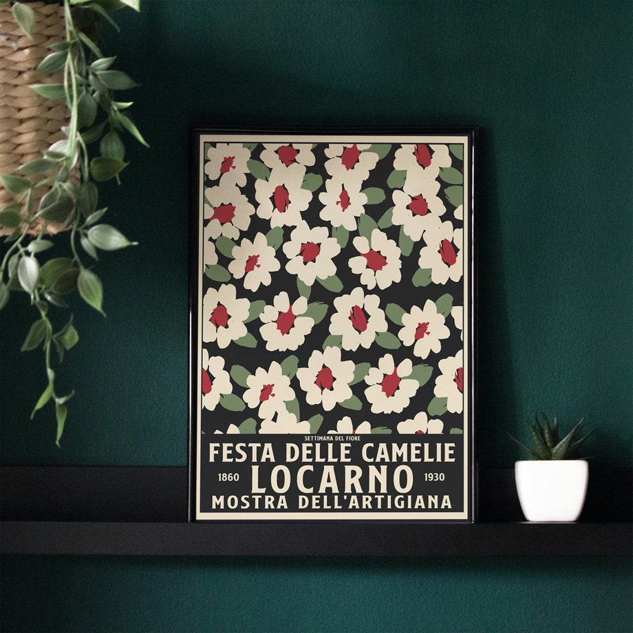 Poster Abstract Flower Market | without frame