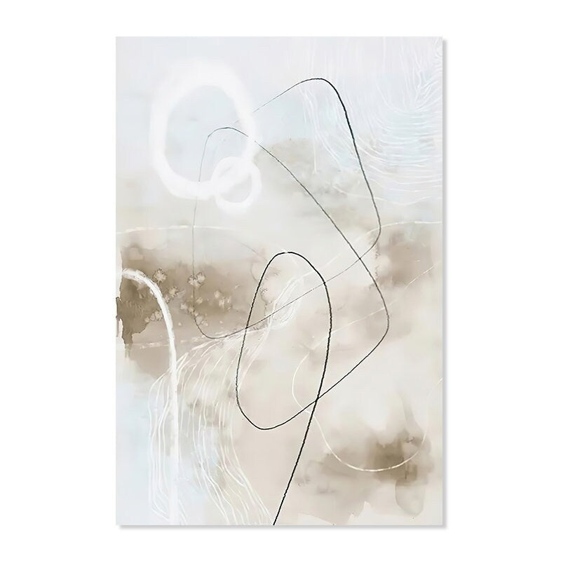 Poster Boho Abstract Geometric Shapes | without frame