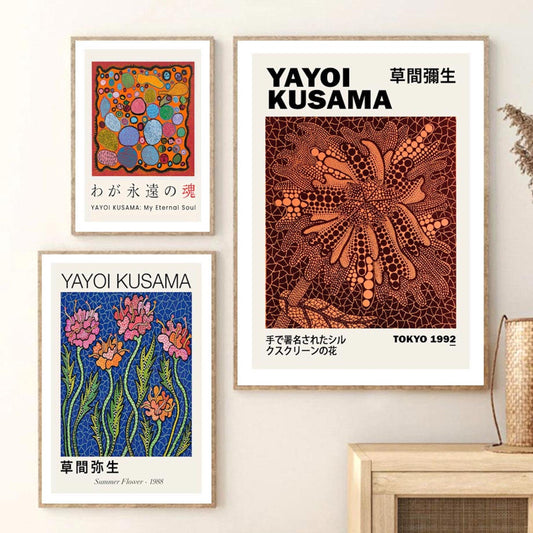 Poster Japan Tokyo Yayoi Kusama Pumpkin | without frame