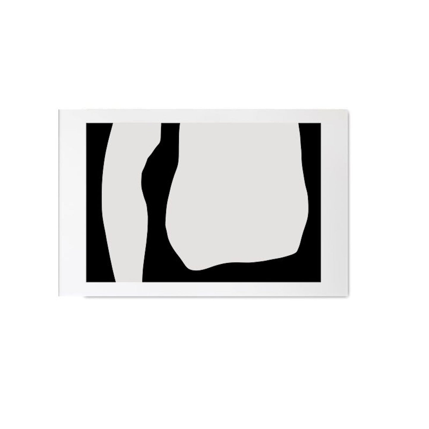 Poster faces lines and abstract shapes | without frame