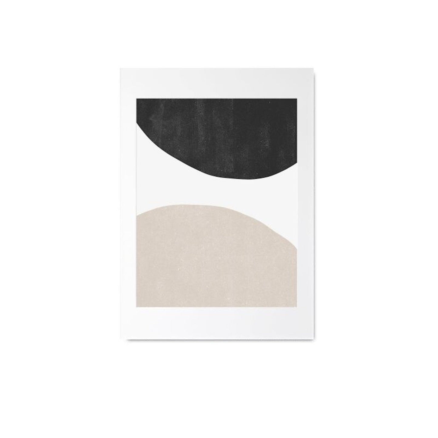 Poster faces lines and abstract shapes | without frame