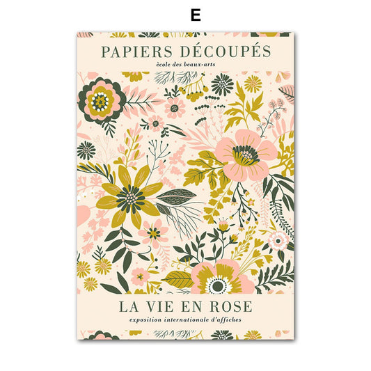 Poster Abstract Flower Market | without frame
